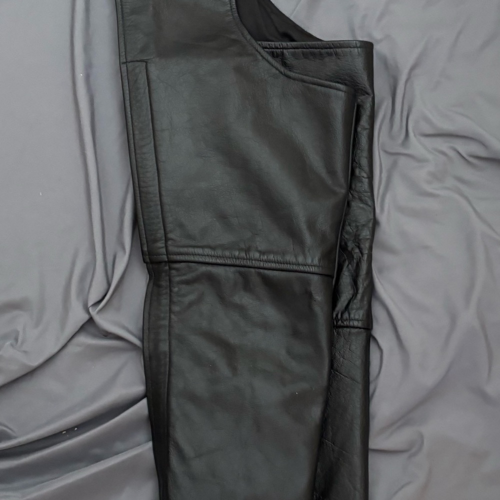 Leather gallery Leather Chaps for Women - Black - Picture 3 of 6